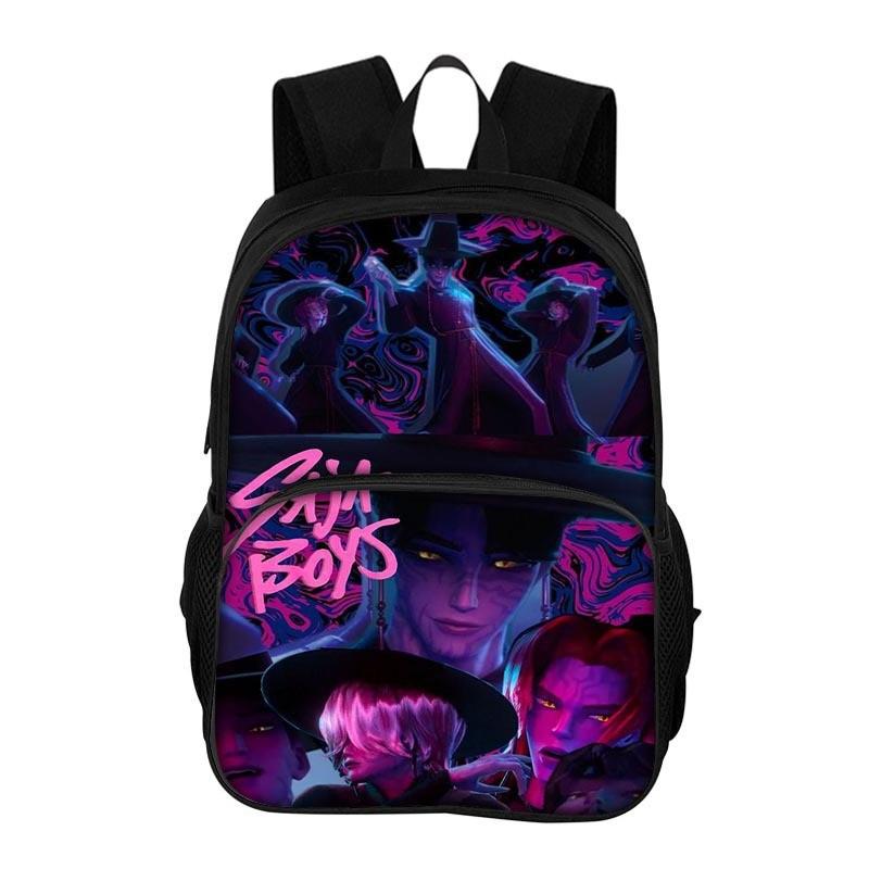 Hunter Witch Group Kpop Backpack With Breathable Polyester Durable Material For School Students