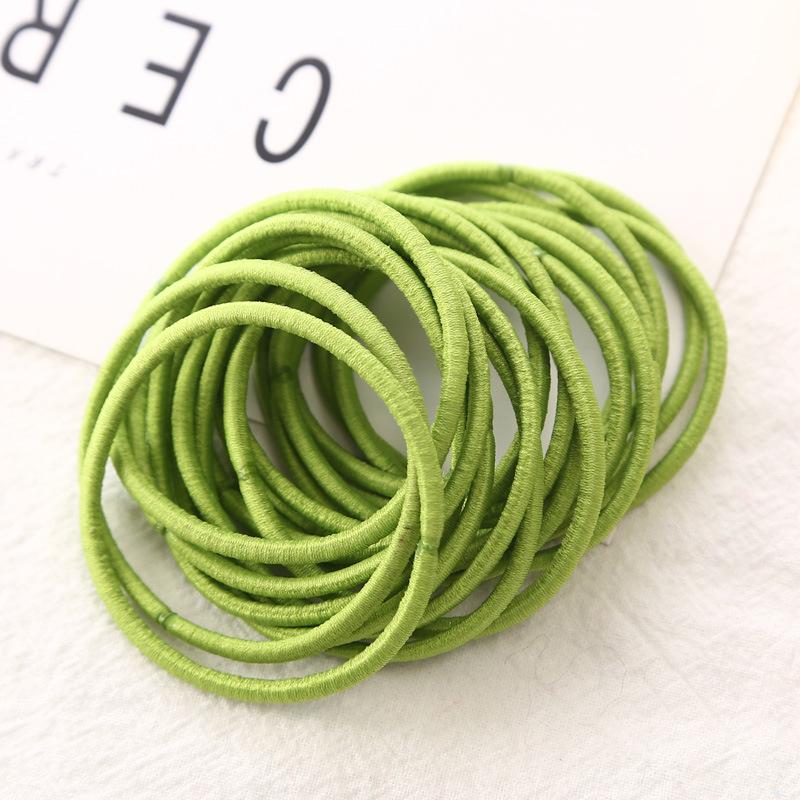 Korean Double-Strand Thin Rubber Band Hair Ties - Small Accessories