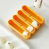 Durable 4-Grid Long Ice Block Mold DIY Food Grade Silicone ICE Cream Mold with Cover Easy Release Ice Beverage Mate Freezer Use