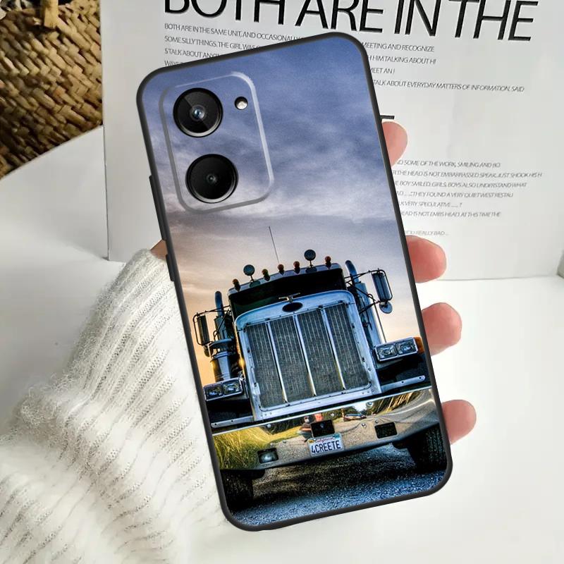 Cool Heavy Truck Car For Realme 12 Pro Plus 11 10 9 C67 C55 C53 C35 C33 C30 C25s C21Y C15 GT3 GT5 GT Neo 5 Case
