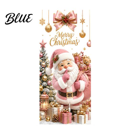 Seasonal Home Beautification Christmas Window Clings Cute Snowman Santa Penguin Reindeer Stickers for Waterproof PVC Decor Glass Reusable