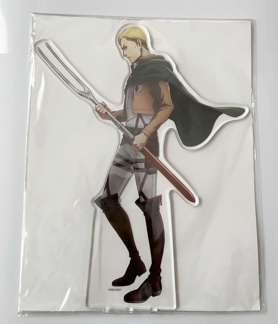 

[USED] Attack on Titan Erwin Animate Cafe Super Large Acrylic Stand