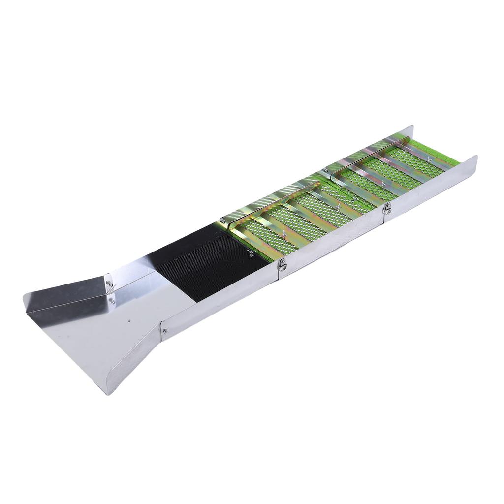 Goldwaschset mit faltbarer Schleusenbox, Schleusenbox aus Aluminiumlegierung zur effizienten Sammlung von Metallen in Rio, Bach, leicht und robust