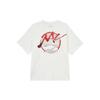 Nike Mac Attack Buchstaben-Print Rundhals Lässiges Kurzarm-T-Shirt Damen Oberteile Weiß FN4176-100