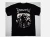 Unsterbliches Band T-Shirt Retro Schwarz Kurzarm Q83749