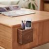 Wall-Mounted Remote Control Holder Bamboo Wood Phone Storage Holder Storage Organizer  Home Use