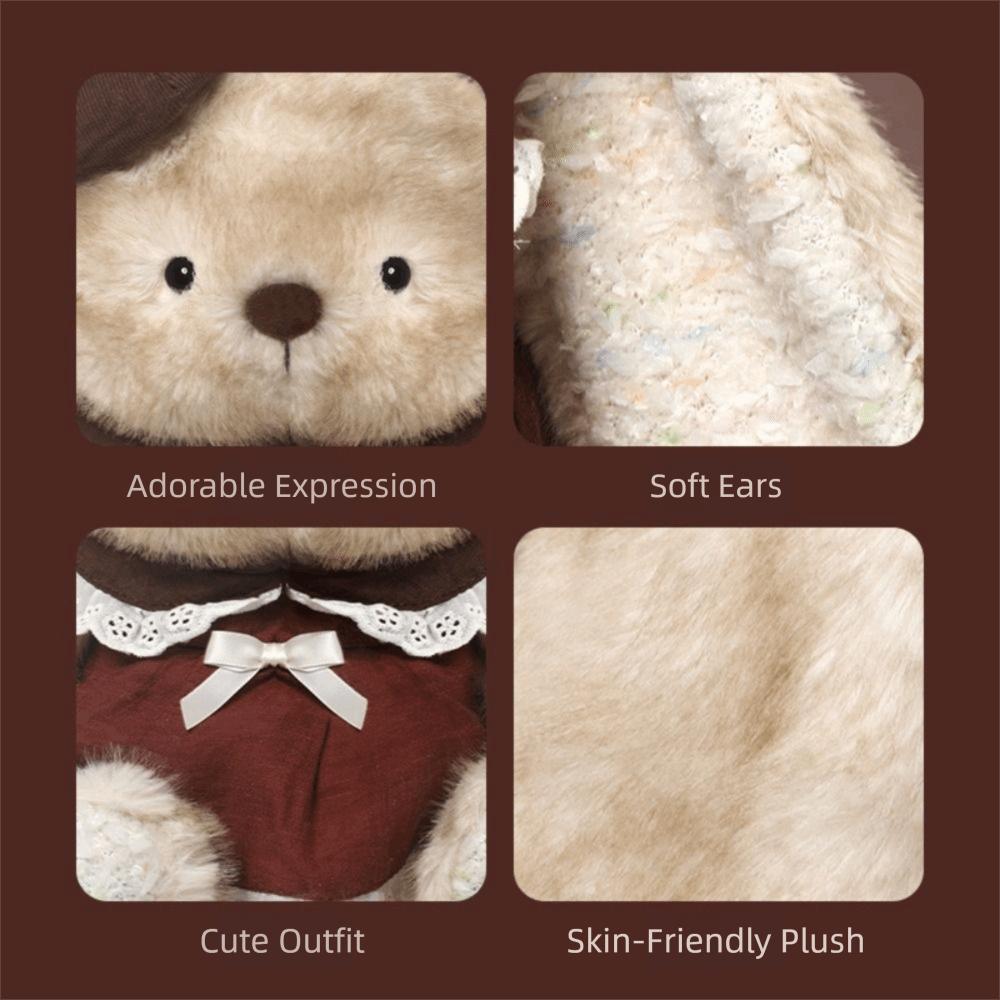 Stuffed Animal Bunny Plush Toy Sleeping Pillow Stuffed Rabbit Walnut Rabbit Doll Animal Lovers