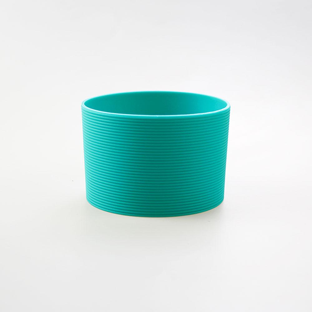 16 Colors 8.0CM Threaded Silicone Cup Cover 80MM Cup Sleeve Protective Cover Non-slip Heat Insulation Coffee Cup Cover