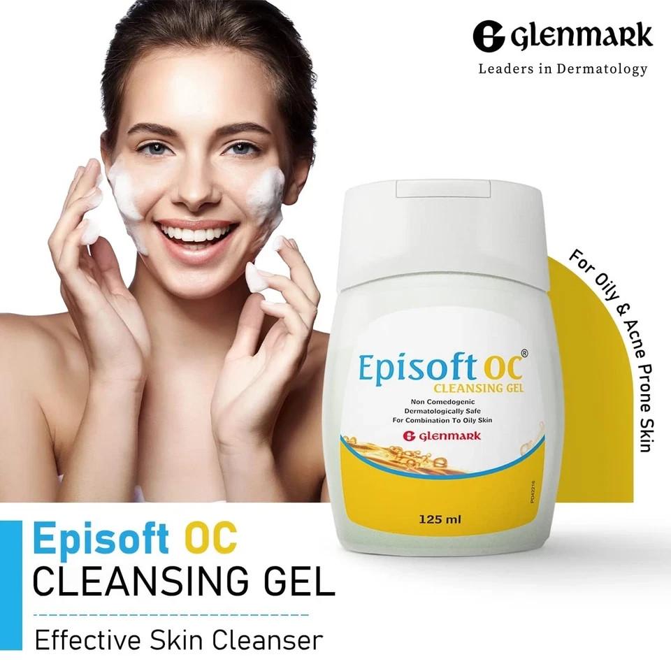 Episoft OC Cleansing Gel For All Skin Types 125ml Each Set Of 3