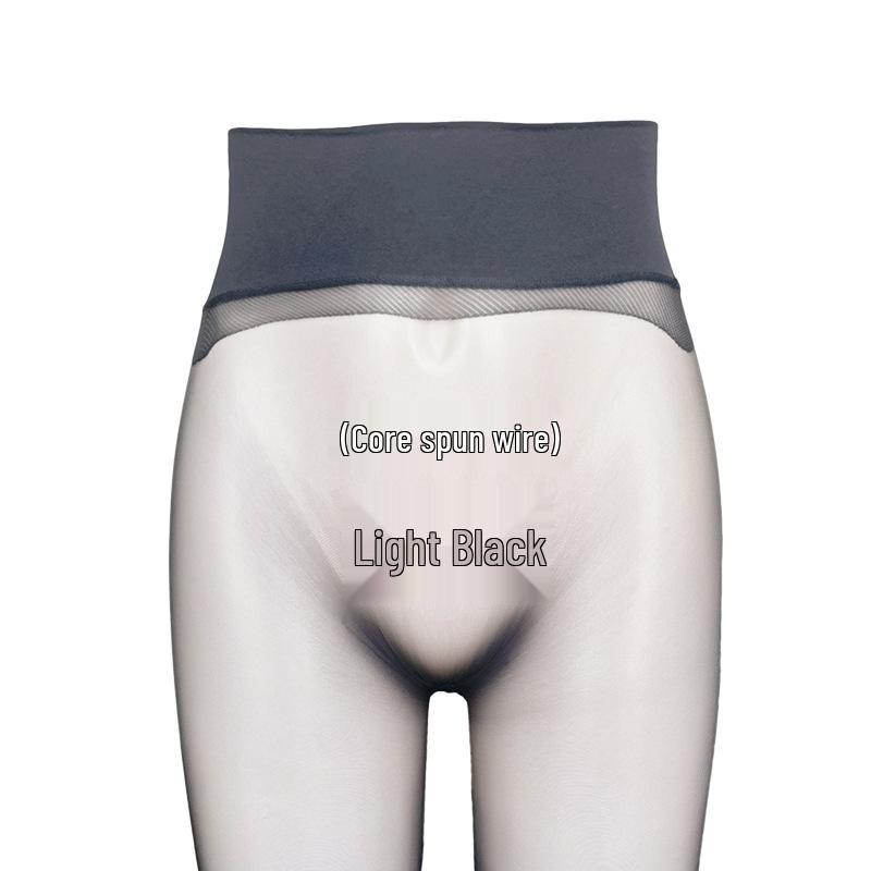 

Zuishangji Ультратонкие 1D Колготки из черного шелка с высокой талией и бесшовные - Мягкие, шелковистые и сексуальные. Deep Crotch 90-160 lbs