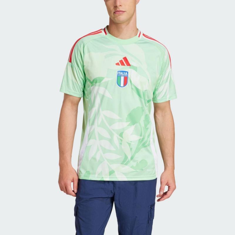 adidas Italia 25 Maglia da Trasferta Donna Glory Mint Uomo Streetwear JF0604