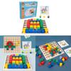Wooden Creative Building Blocks Puzzle Montessori Educational Toy For Early Learning