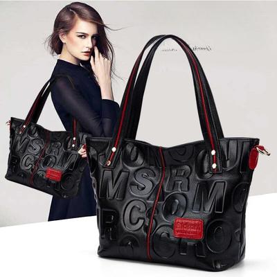 Women's Genuine Leather Bag New Fashionable Top Layer Cowhide Handbag Women's Bag One-shoulder Crossbody Bag