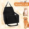 Dog Car Seat Puppy Booster Seat With Safety Lock Scratch Proof Adjustable Strap Travel Car Box for Small to Medium Dog