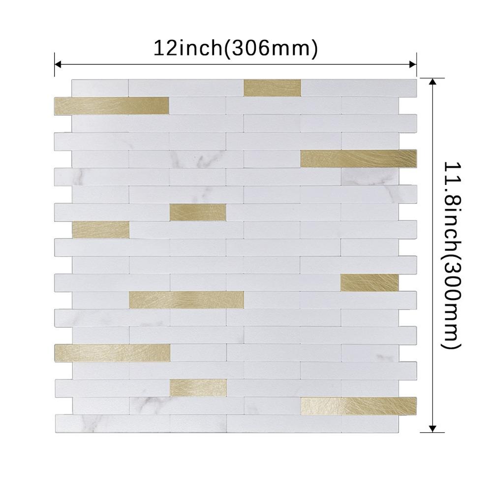 Waterproof 3d Tiles PVC Wall Panels New Marble Tile  For Bedroom Living Room