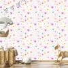 Love Wallpaper White, Powder Pink, Cream and Coral 50x1000