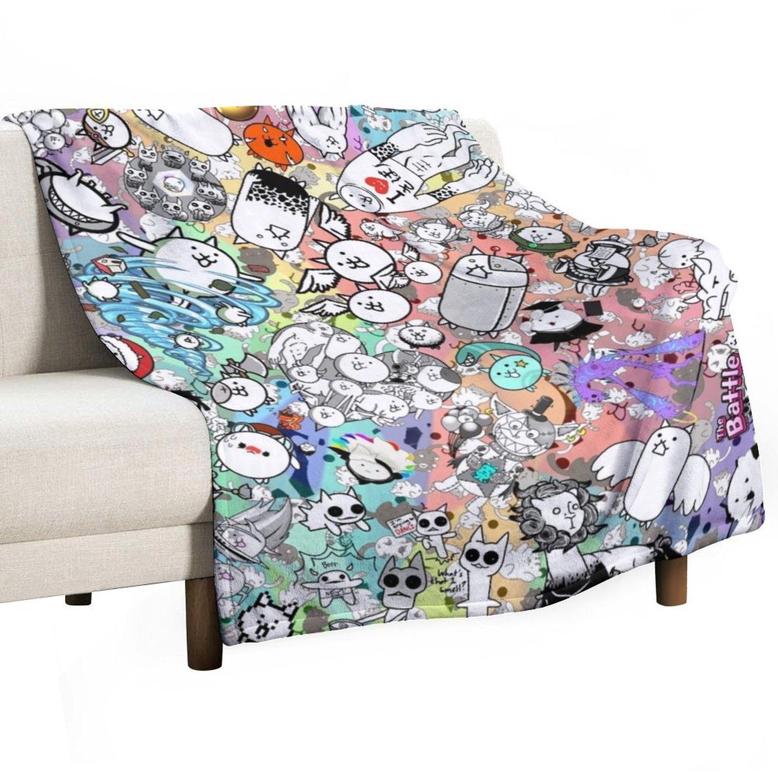 

Battle Cats Throw Blanket halloween valentine gift ideas Decorative Sofas Nap Blankets 30x40in
