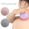 3-In-1 Massage Ball TPE Fascia Ball Handheld Massager Yoga Fitness Muscle Relaxation Rolling Ball Removable