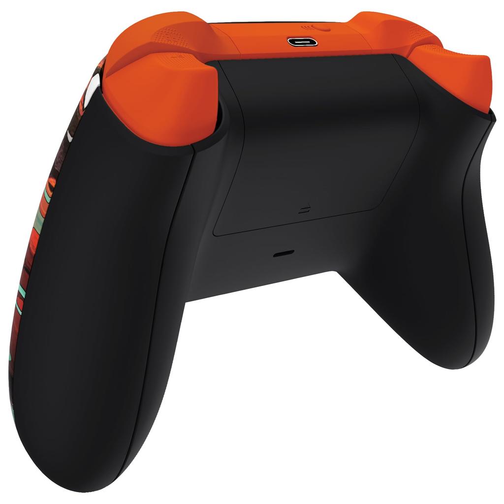 EXtremeRate Komplettes Gehäuse-Tasten-Set für Xbox Series X S Ersatz Seitenschienen-Griff Vorder- Rückplattenabdeckung für Xbox Core Wireless Controller Nicht Leaf &