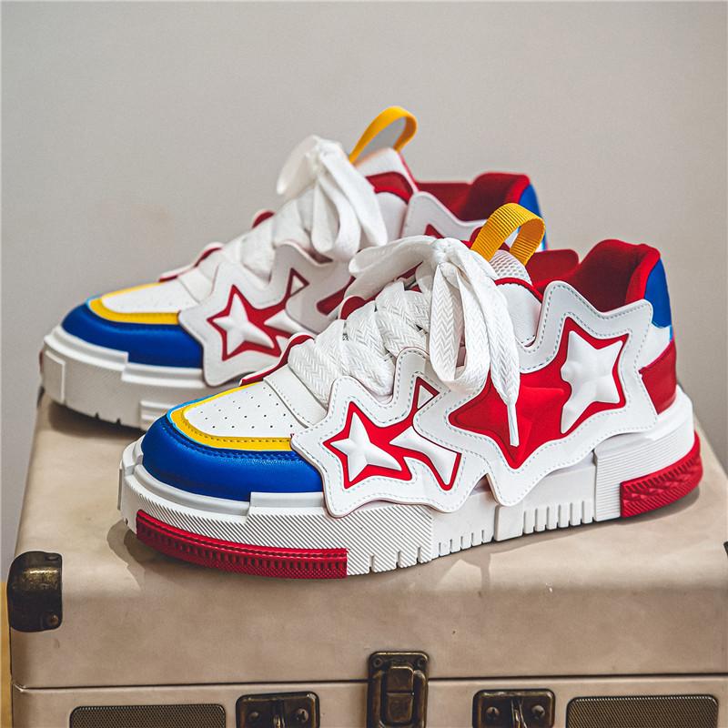 

Высококачественная персонализированная обувь знаменитостей, низкая мужская обувь, модные новые толстые подошвы, новая спортивная обувь, увеличивающая рост 44