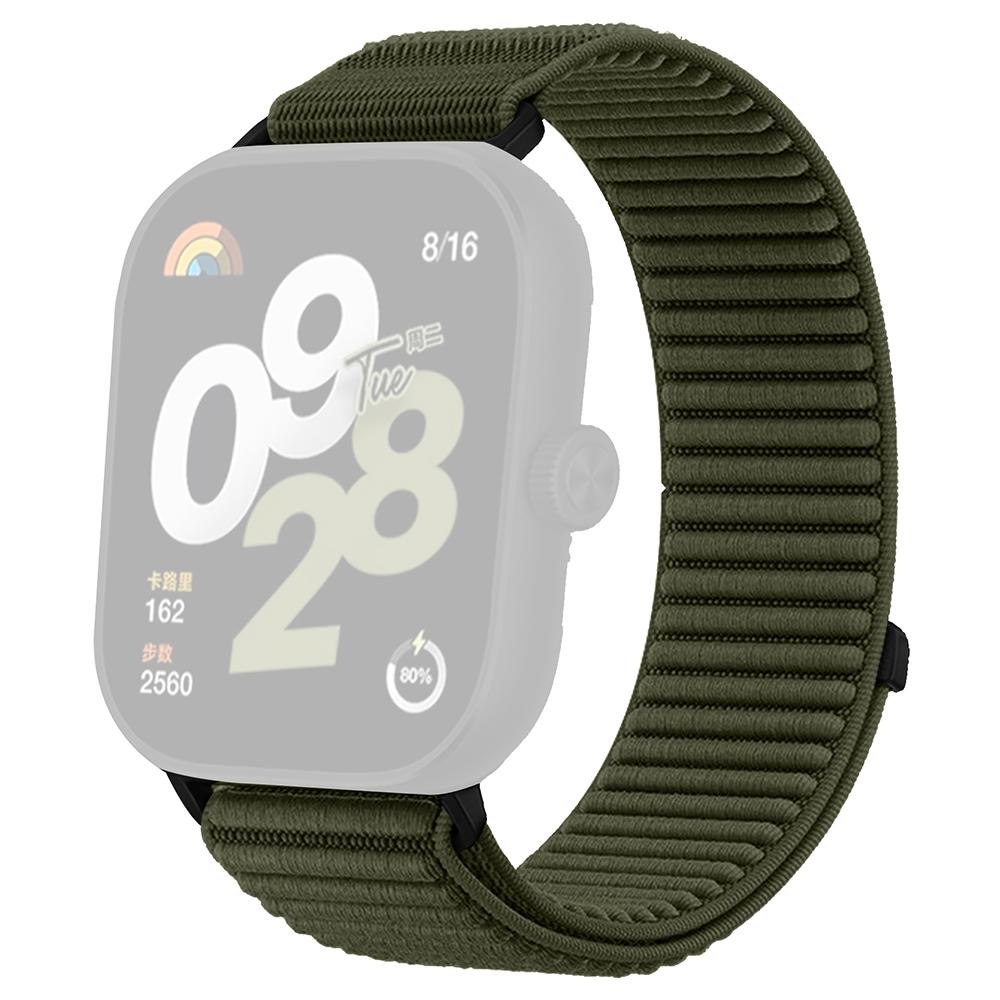 

Для Xiaomi Redmi Watch 5/4 Ремінець на зап ястя Тканий нейлоновий ремінець для годинника на липучці Dark Green