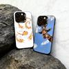 Cute Giraffe Phone Case For iPhone 17,16,15,14,13,12,11 Plus,Pro Max,XS,Colorful Silver Phone Case Funda Cover