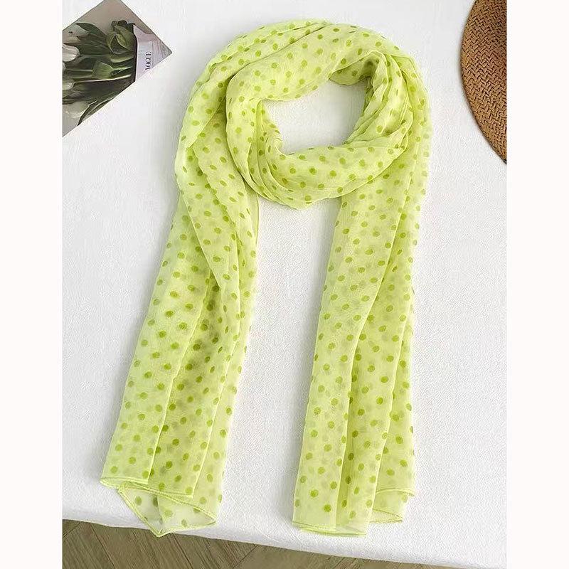Autumn/Winter Korean Double Wave Point Scarf for Women Neck Scarf Atmosphere Neck Accessories