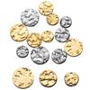 Ciondoli rotondi in acciaio inossidabile color oro da 20 pezzi/lotto per pendenti di collana fai da te creazione di gioielli accessori forniture