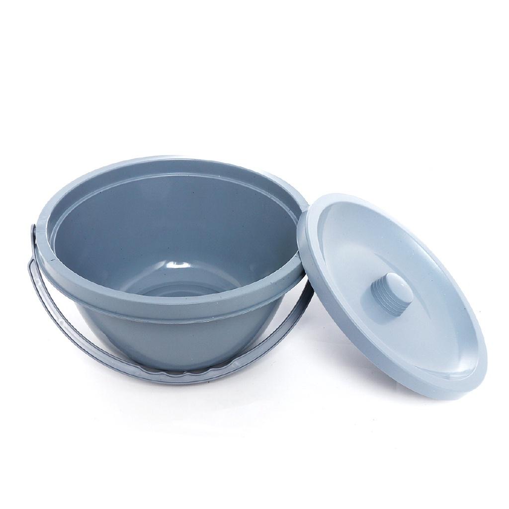 Toilet Foldable Adjustable Commode Chair Closestool Chamber Pot For Elderly Men Silver Stainless Steel Portable Potty Chair