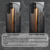 Wood Grain Texture Exquisite Luxury High-end PhoneCase Glass PhoneCase for Samsung Galaxy S26 S25 S24 S23 S22 S21 FE,Ultra,Plus
