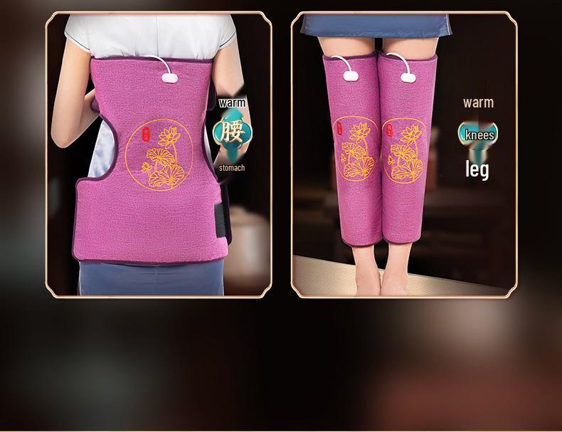 Knee Heating Pad with Moxibustion for Joint Therapy and Warmth