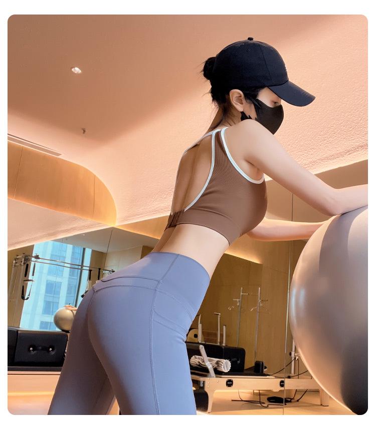 High-Impact Beautiful Back Sports Bra for Women - Shockproof, Supportive, and Sexy Fitness Vest