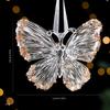 Transparent Acrylic Crystal Ornament Lightweight Sequin Hanging Pendant Christmas Tree Ornament  For Centerpiece Holiday