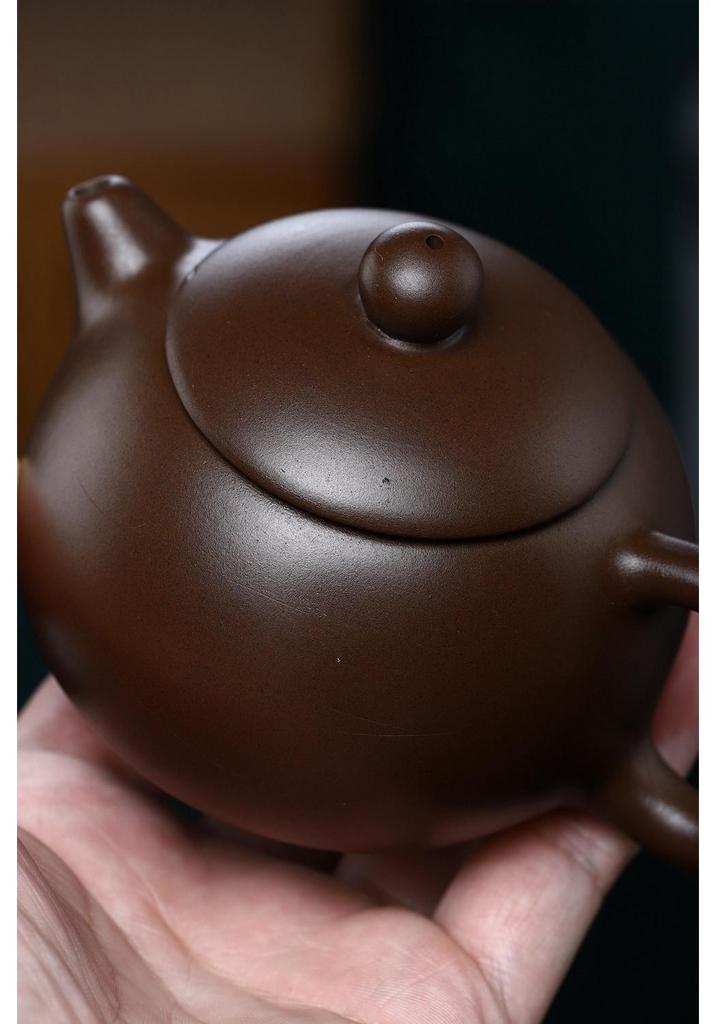 Handmade Yixing Zisha Purple Clay Xi Shi Teapot - Small Capacity Kung Fu Tea Brewing Set for Collectors and Households