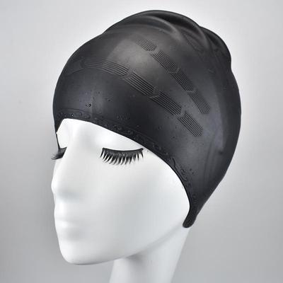 Silicone Swimming Cap Ear Protection Professional Ear Protection Design Increase Long Hair Waterproof Silicone Unisex Swimming Cap.