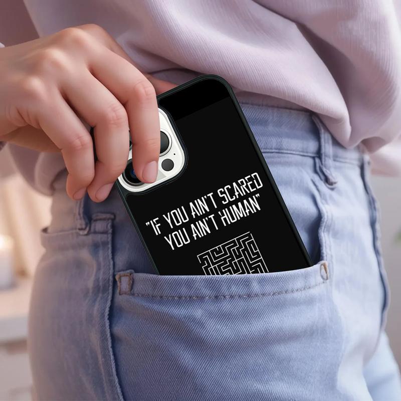 The Maze Runner Qoutes Phone Case For iPhone 17 Air 15 16e 14 13 Pro Max Coque 12 11 Pro Max PLUS cover