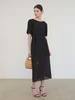 Onaenon Soft Sheer Layered Dress New5So234