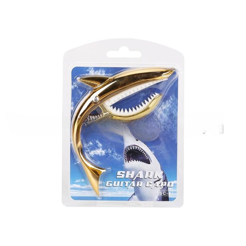 1PC Shark Guitar Capo Zinc Universal Quick Change Clamp for Acoustic Musical Instrument Accessories