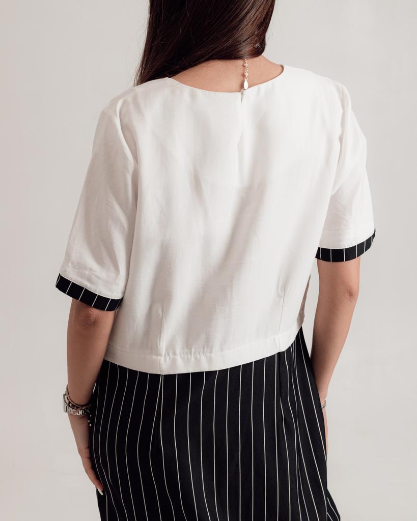 Women's Dress Phardi 4511 42 Black and White