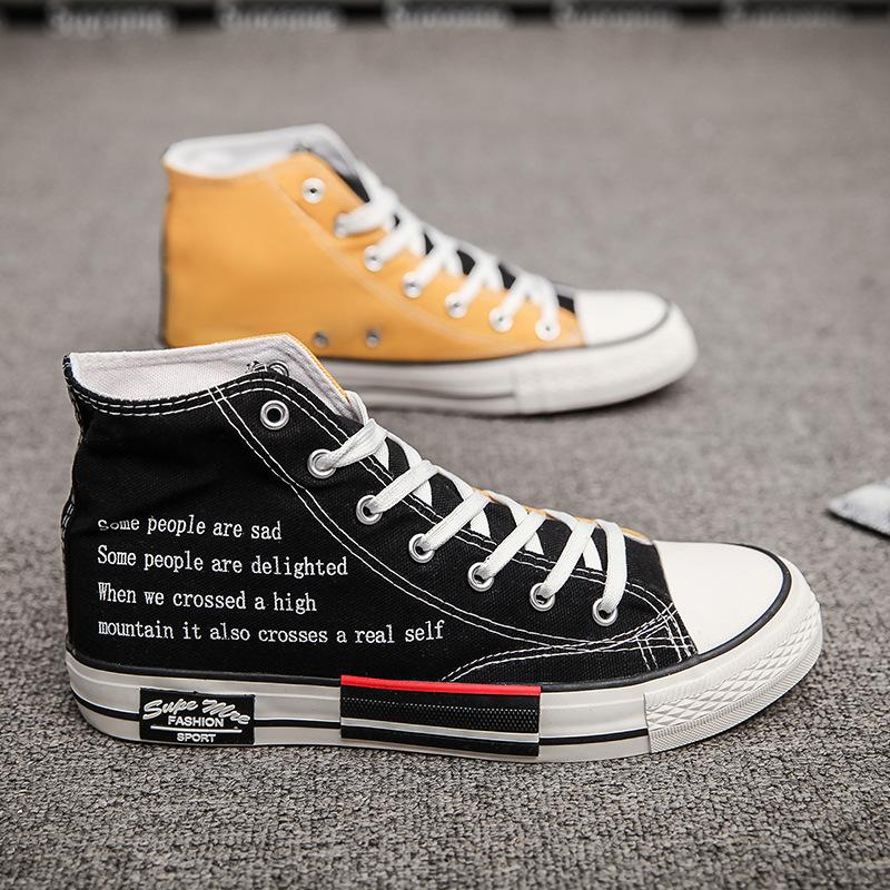 Vulkanisierte Sneakers Herren High Top Frühling Sportschuhe Unisex Plateau-Sneakers Jungen Laufschuhe Casual