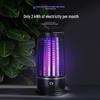 Rechargeable Silent LED Mosquito Killer Lamp with Electric Shock and Insect Repellent Features