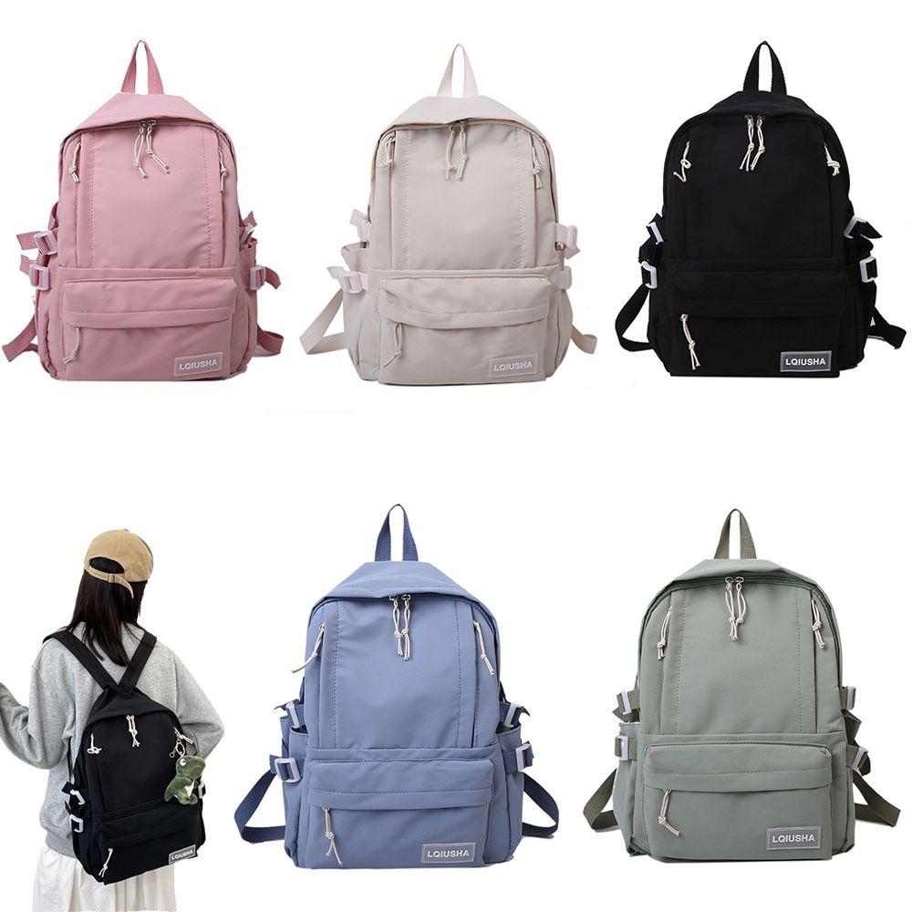 Casual Multi-layer Backpack Large Capacity Lightweight School Bags Travel Backpacks Student