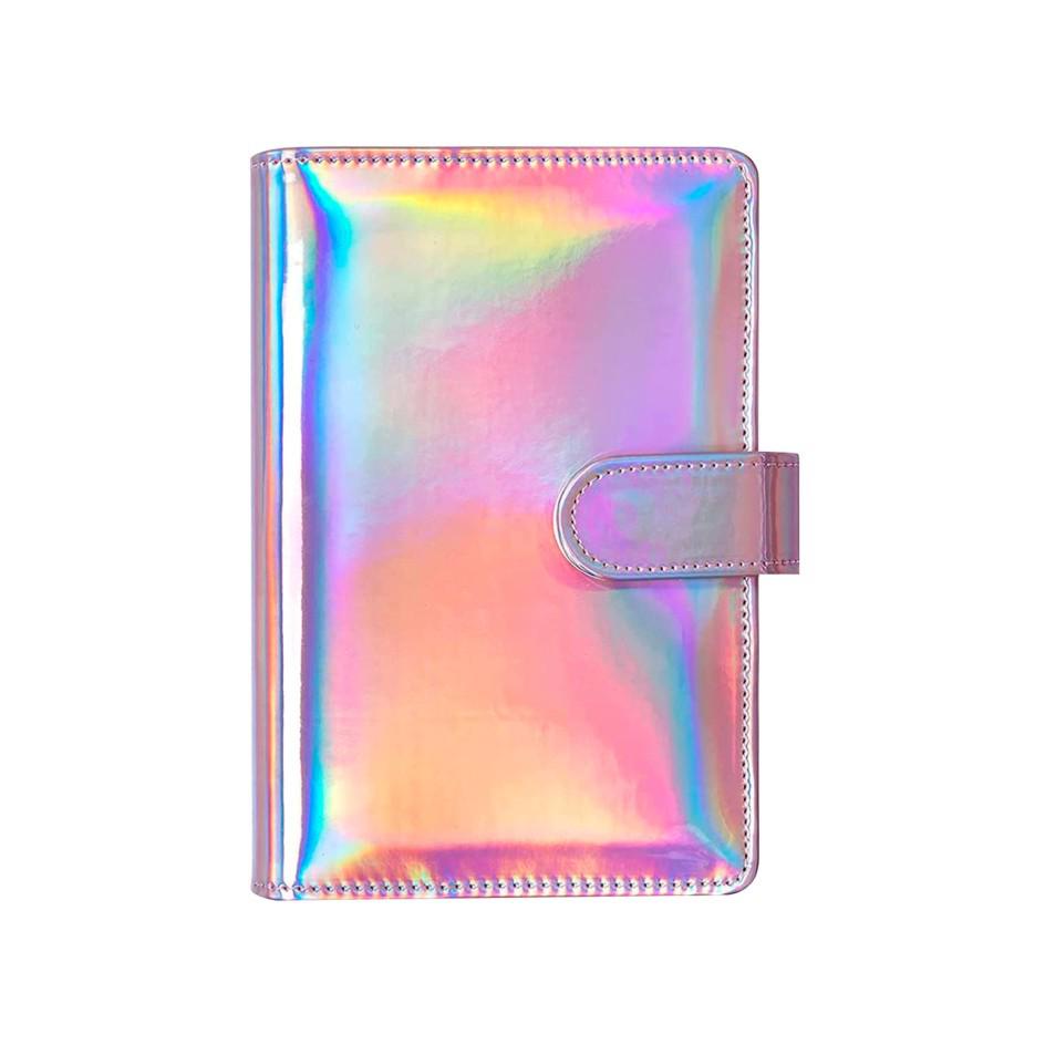A6 Colorful Loose-Leaf PU Notebook & Budget Planner