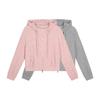 Women's Plus Size Slimming Long Sleeve Sporty Jacket - Autumn Fat MM Belly Covering Sweatshirt