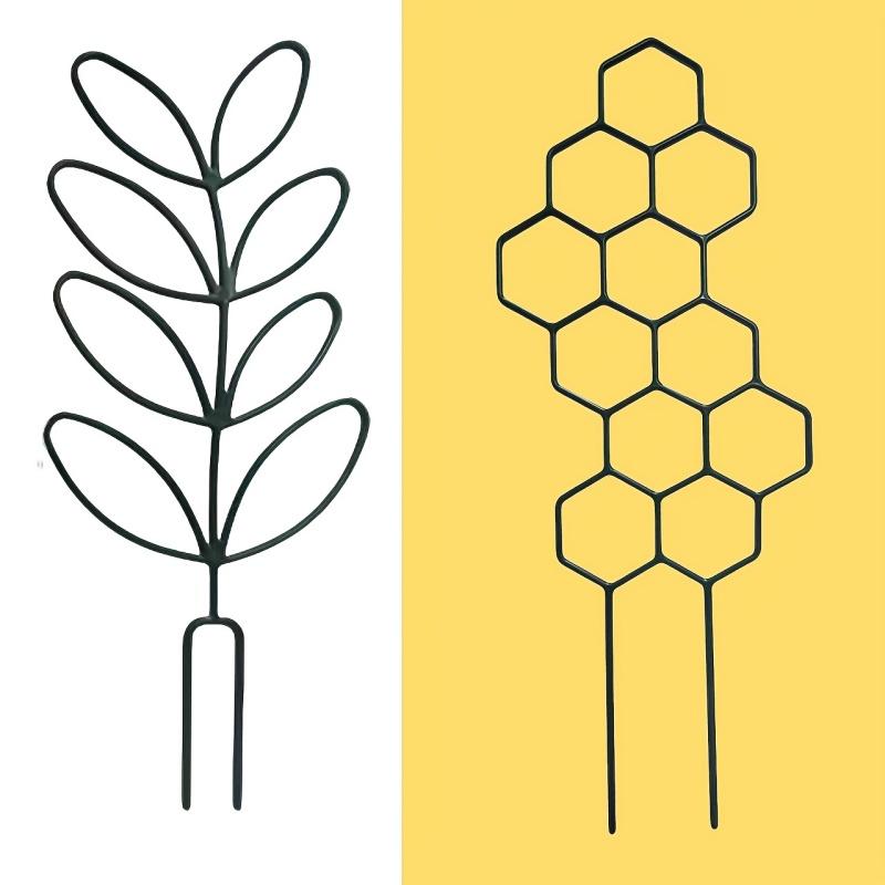 2pcs Plant Climbing Frame Potted Vine Flower Display Support Green Plant Climbing Training Frame Gardening Accessories