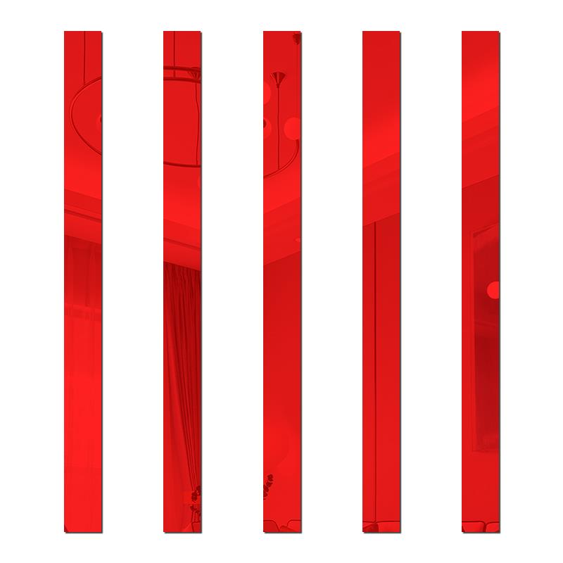 3D Mirror Strips Wall Sticker Acrylic Decorative Line Gold Silver for Background Wall Ceiling Edge Strip Living Room Home Decor