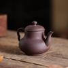 Purple Clay Gongfu Teapot: Handmade Retro Ceramic, High-Grade, Anti-Scald, Ideal for Home Tea Tasting.
