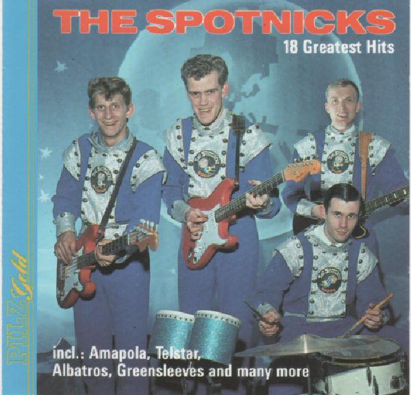 CD SPOTNICKS - 18 Greatest Hits 75309 Pilz Gold 1988 Germany Rock Used