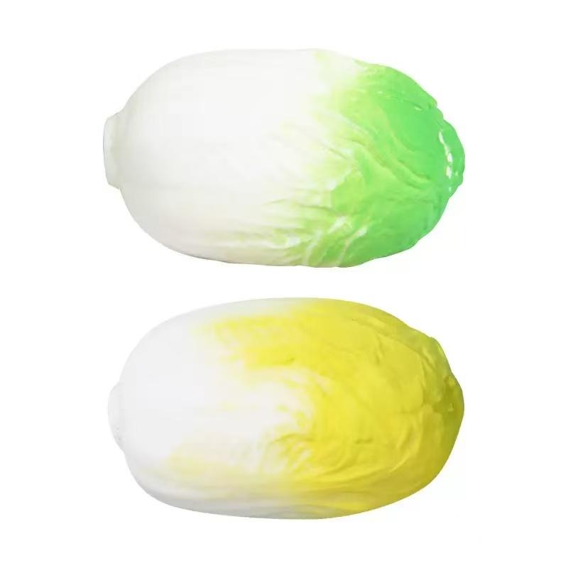 Simulation Cabbage Squishy Toy Slow Rising Stress Relief Fidget Toy Soft Squeeze Anti-Stress Toy For Kids Adults Kitchen Play