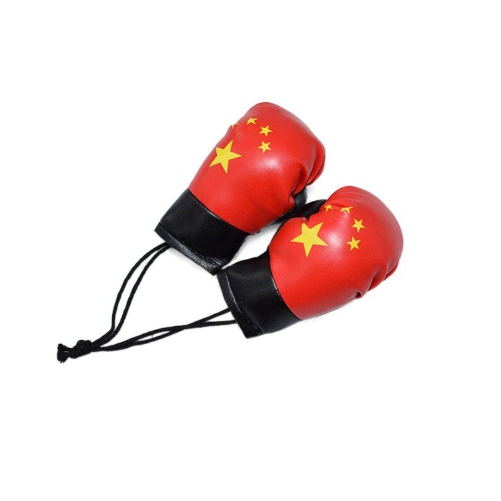 1 Pair Hanging Boxing Gloves Pendant Leather Mini Boxing Gloves  Girls Gifts
